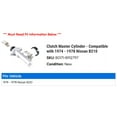 thumbnail image 2 of Clutch Master Cylinder - Compatible with 1974 - 1978 Nissan B210 1975 1976 1977, 2 of 2