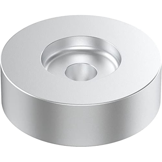 DIGITNOW Adaptador de 45 RPM, para tocadiscos de vinilo de 7 pulgadas y tocadiscos Technics, adaptador de cúpula de aluminio sólido 45 plateado