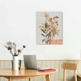 thumbnail image 3 of Creowell Wildflower Floral Canvas Wall Art , Beige Botanical Wall Decor, Minimalist Nature Flower Wall Painting, Modern Boho Farmhouse Art Print for Living Room, Bedroom, Office- 16x20 in/12x16 in, 3 of 5