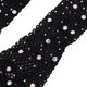 thumbnail image 2 of By Rhinests Net Finrless Gs Net Gs Sparkly Glitter Fash Opera Gs para la noche de disfraces de los años 80, S, 2 of 5