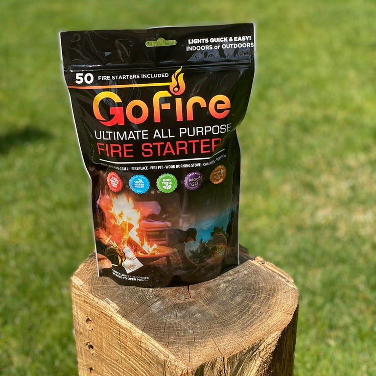 GoFire Ultimate All Purpose Fire Starters 50 Pack, 40 OFF