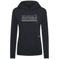 thumbnail image 2 of Women's Levelwear Black Colorado Rockies Relay Breaker Pullover Hoodie, 2 of 3