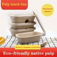 thumbnail image 2 of MesaSe Disposable Paper Meal Box Salad Box Degradable Lunch Box Environmental Food Takeout Packaging Box Hot, 2 of 6