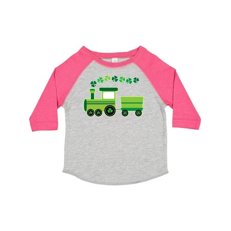

Inktastic St Patricks Irish Shamrock Train Gift Toddler Boy or Toddler Girl T-Shirt