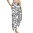 thumbnail image 2 of Naloa Snake Print Women’s Ultra-Soft Comfy Pajama Lounge Pants with Pockets & Drawstring, 2 of 8