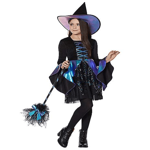 Disguise New Classic Witch Child Halloween Costume Size Medium 7-8 