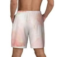 thumbnail image 3 of Xecao Pink Marble for Men's Swimming Trunks Swim Trunks Quick Dry Swim Shorts with Mesh Lining Funny Swimwear Bathing Suits, 3 of 9