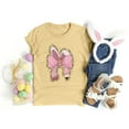 thumbnail image 2 of Easter T Shirt for Women Crew Neck Short Sleeve Happy Easter Bunny Spring Hunt Eggs Rabbit Coquette Bow Carrot Cute Pullover T-Shirt, 2 of 4