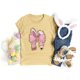 thumbnail image 2 of Mujeres Manga Corta de Verano Tops Pascua Impresa Cuello Redondo, Blusa de Moda Casual para la Primavera, 2 of 4