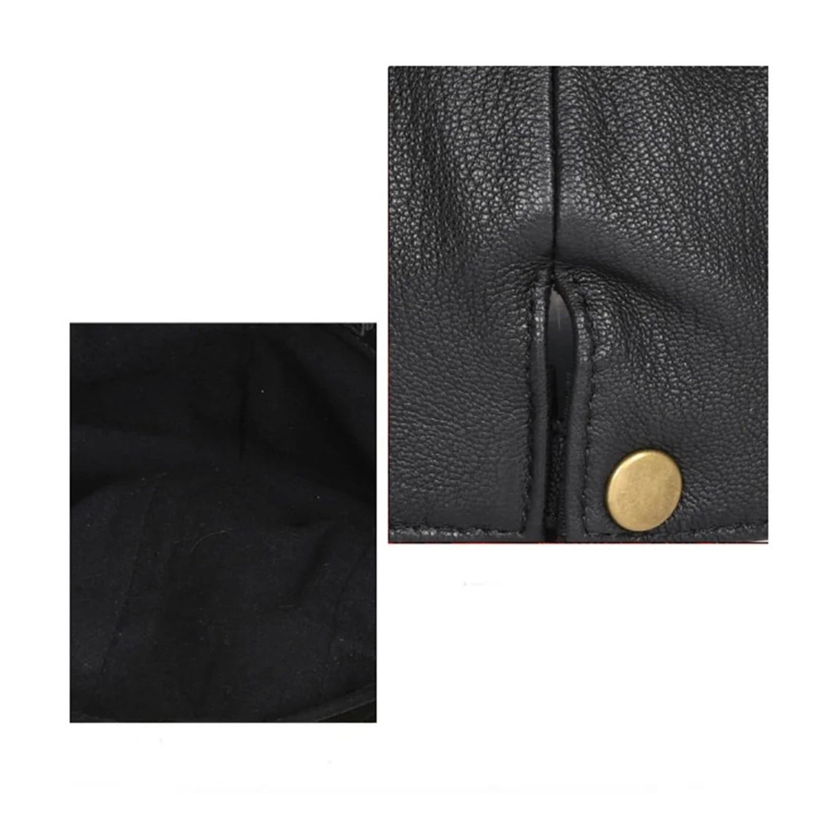 Unisex Genuine Leather Duckbill Boina Thin Berets Hats For Men/Women Leisure Black/Brown 54-61cm Fitted Cabbie Bonnet ,Unisex