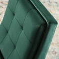 thumbnail image 4 of Modway Ramp Upholstered Performance Velvet Lounge Chair and Ottoman Set in Green, 4 of 8
