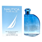 PURE BLUE * Nautica 3.3 oz / 100 ml Eau de Toilette " EDT " Men Cologne Spray
