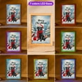thumbnail image 3 of Merry Christmas Labrador Retriever Enjoys Woofmas Winter Xmas Holiday Acrylic Plaque with Wood Photo Frame Box Lab Dog Lover Gifts Light Box - 02022, 3 of 5