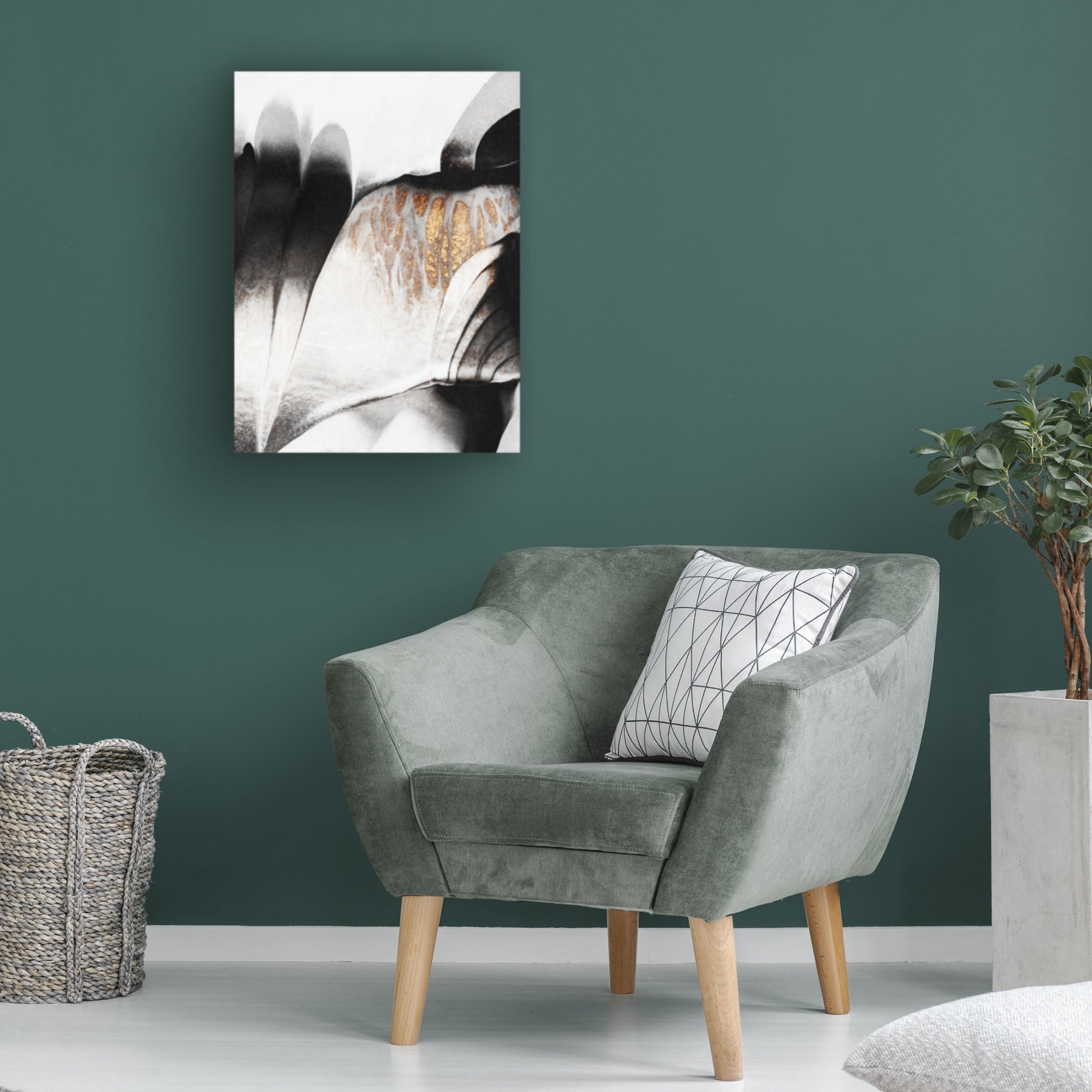 Trademark Fine Art Elisabeth Fredriksson Gold Veins Canvas Wall Art
