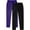 Purple, variant on CaiJunJia Clearance No Boundaries 2 Pack Women's Straight Leg Sweatpants High Wasited Athletic Pants Workout Jogger Sweat Pants with Pockets