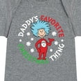 thumbnail image 3 of The Cat in the Hat - Favorite Christmas Thing Daddy - Infant Baby One Piece, 3 of 5