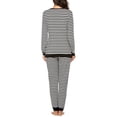 thumbnail image 5 of UP TO 15% OFF! Women's Maternity Nursing Pajama Set Breastfeeding Sleepwear Set Long Sleeve Top & Pants Pregnancy PJS, Gray, M, 5 of 5