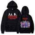 thumbnail image 1 of stranger things anime zip-up hoodie long sleeve casual oversized sweatshirt M, 1 of 2