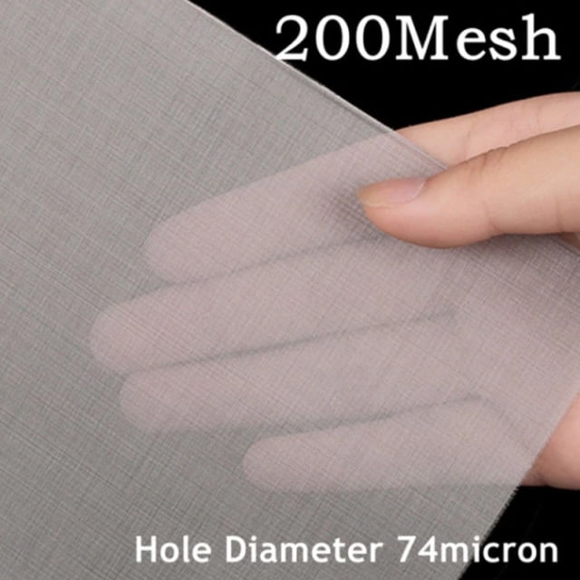 Woven Wire Mesh Strainers 304 Stainless Steel Durability High Strength 200 Mesh