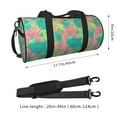 thumbnail image 4 of Fotbe Colorful Palm Leaves Pattern Foldable Sports Gym Bag with Wet Dry Pocket, Ultralight Travel Bag, Large Capacity Duffel Bag, Splash Proof Carry on Bag, Overnight Bag, Weekender Bag, 4 of 8