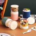 thumbnail image 3 of Maytalsory Yogurt Container Insulated Food Container Tier 2 for Fruit Milk Green Green 18.5x10cm, 3 of 3