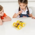 thumbnail image 5 of Inertia Tumbling Toy 360 Flip Stunt Car Double-Sided ABS Inertia Tumbling Action Toy (Yellow)​Cause-Effect Fun, 5 of 8