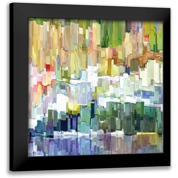 Burghardt, James 12x12 Black Modern Framed Museum Art Print Titled - Glacier Bay III