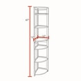 thumbnail image 4 of Regency Flip Flop 67 in 6 Shelf High Folding, No Tools Assembly, Wood Bookcase- Medium Oak, 4 of 7