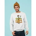 thumbnail image 2 of Summer Vibes Alien Design Sweatshirt Men -Image by Shutterstock, Male Small, 2 of 4