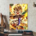 thumbnail image 4 of Cuadro Decorativo Goku SSJ Rage Canvas Listo Para Colgar 40x60cm Jungle Art Impresion Tela Arte, 4 of 6