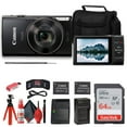thumbnail image 1 of Canon PowerShot IXUS 285 HS Digital Camera (Black) + 12X Zoom Lens + 64GB Memory Card + Charger & Accessories(International Model), 1 of 5