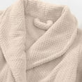 thumbnail image 5 of AINIYS Thickened Flannel Bathrobe Soft Velvet Pajamas Stylish Robes for Home Travel Sleepwear Casual Outs for Ages 4-15 Coffee 9 Years, 5 of 6