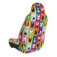 thumbnail image 2 of Balery Colorful Bulldog Funda de Asiento para Auto con Diseño - Cubierta Frontal Suave y Transpirable con Protector Antideslizante- 1 Unidad, 2 of 5