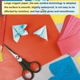 thumbnail image 4 of 100 Hojas de Papel de Origami Grande 10 x 15 Pulgadas, Papel de Origami Brillante para Plegado Fácil, 4 of 5