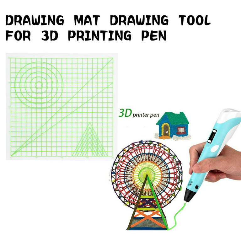 3D Printing Pen Mat Drawing Board, Silicone Drawing Mat, 3D Pen