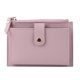 thumbnail image 2 of 5 Uds. Cartera Cuero PU Con Tarjetero Multiranura Color Sólido A La para Mujer () Púrpura, 2 of 9