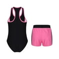 thumbnail image 5 of MSemis Kids Girls 2 Piece Tankini Set Rash Guard One-piece Swimsuit, 5 of 5