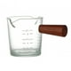 thumbnail image 4 of Jarra medidora de vidrio de 100 ml, jarra de vidrio transparente, escala precisa, mango de madera, para Estilo A, 4 of 9