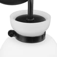 thumbnail image 6 of Lexie Collection One-Light Matte Black Contemporary Vanity Light, 6 of 13
