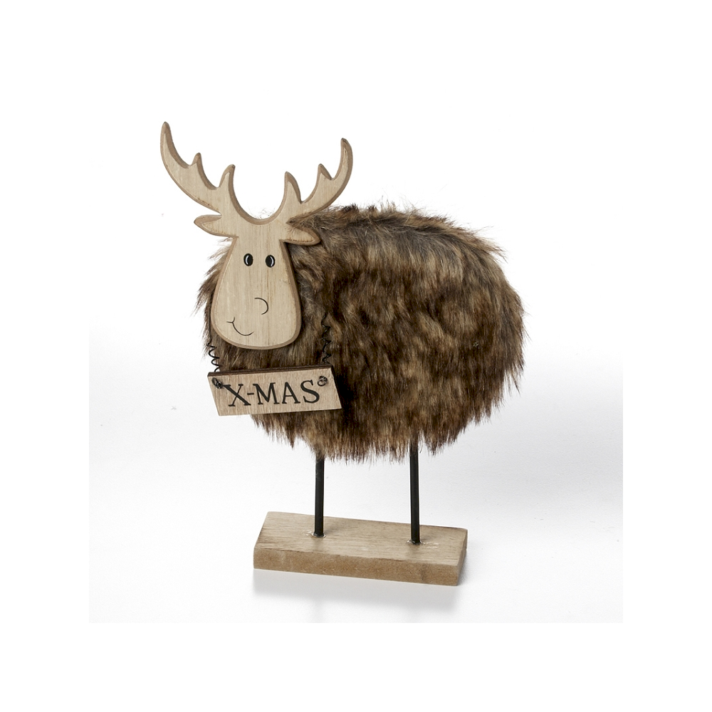 Standing Fur Moose Decoration Walmart Canada