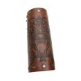 thumbnail image 1 of Knight Wristbands Vintage Wrist Bracers with Embossed Wolf Head Pattern Men Cosplay Adjustable Bracer Halloween Supplies, 1 of 4