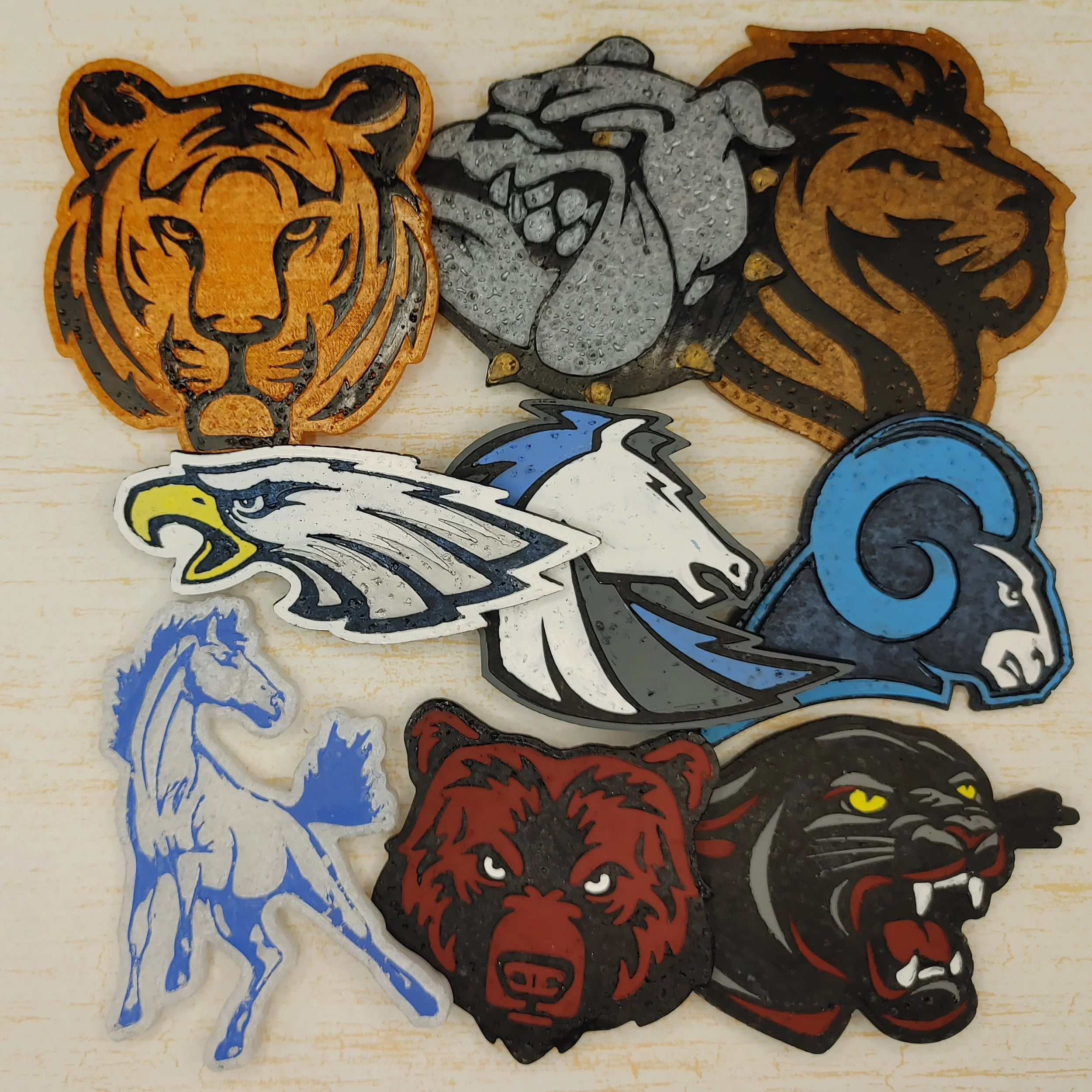 Panther Bobcat Cougar Wildcat School Mascot Silicone Freshie Mold