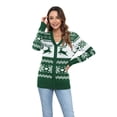 thumbnail image 2 of Uvplove Women Long Sleeve Soft Basic Knit Cardigan Sweater,Christmas Green,M,(S-3XL), 2 of 9