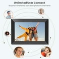 "NUSICAN 10.1"" WiFi Digital Picture Frame with 32G Memory, HD Touch