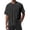 black, variant on IWRICH Men's Plus Size Acid Washed T Shirts Crew Neck Basic Solid Color Tops Short Sleeve Classic Tshirts with Pocket Pink XL