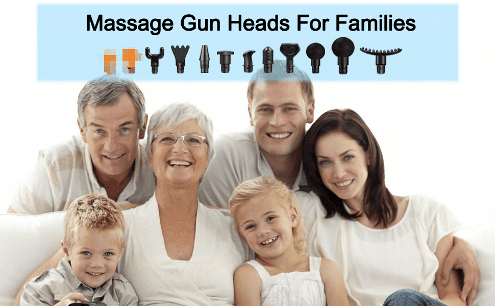 Massage Gun Deep Tissue,Percussion Back Massager Gun for Athletes Muscle Massage Gun for Pain Relief with 10 Massage Heads & Speeds ( Black)