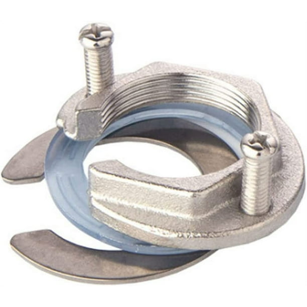 Kit de tuercas de fijación de grifo de acero inoxidable Dinheiro para evitar que los grifos de la cocina y el baño se aflojen, conector tipo tuerca de un solo orificio de 31 mm