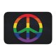thumbnail image 1 of Alfombra de baño antideslizante súper suave con el logotipo de Rainbow Peace para baño, cocina, dormitorio, hogar, alfombra de piso de 15,75 x 23,62 pulgadas, 1 of 6