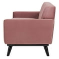 thumbnail image 6 of Tufted Sofa, Velvet, Pink, Modern Contemporary Urban Design, Living Lounge Room Hotel Lobby Hospitality, 6 of 7