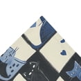 thumbnail image 4 of Yayeee Tapestry Wall Hanging for Bedroom 60" x 40" Living Room Home Wall Art Decor, Black and Blue Cat, 4 of 7